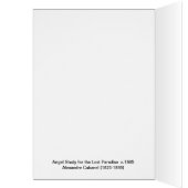 Angel Study by Cabanel Fine Art Drawing Cards (Inside (Left))