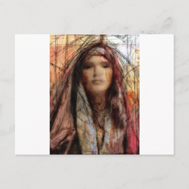 Angel study f8 postcard (Front)