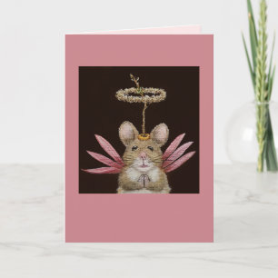 Angel Sue the field mouse card