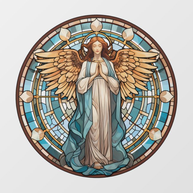 Angel - Sun Catcher Window Cling Sticker (Sheet)