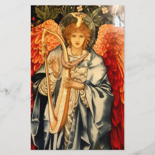“Angel Tapestry” by Edward Burne Jones Stationery