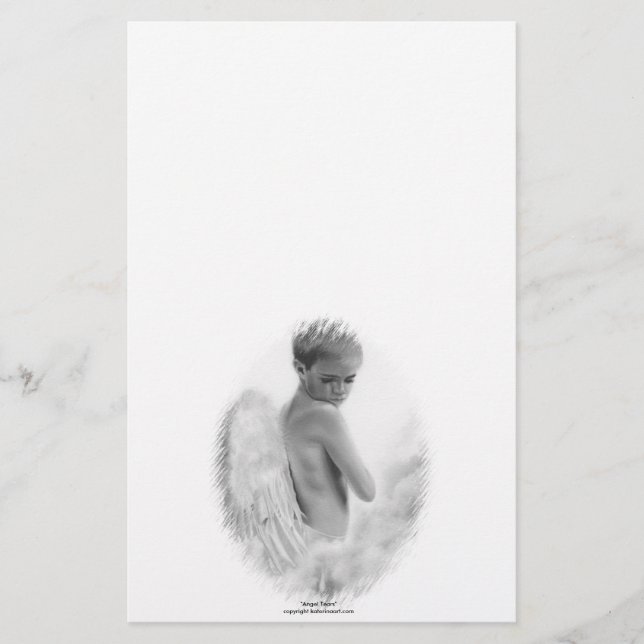 Angel Tears  Stationery (Front)