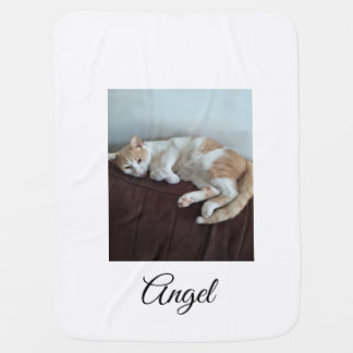 Angel the Sassy Cat Baby Blanket