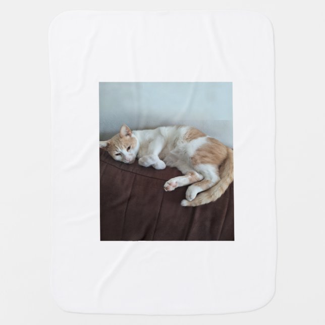 Angel the Sassy Cat Blanket (Front)