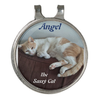 Angel the Sassy Cat Golf Hat Clip