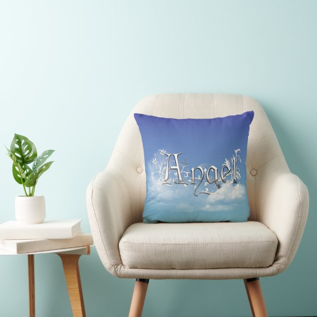 Angel Throw Pillow (Chair)