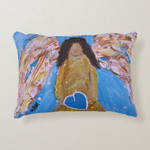 Angel throw pillow