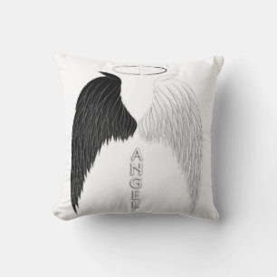 Angel throw pillow