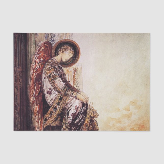 “Angel Traveller” by Gustave Moreau Tissue Paper (Front)