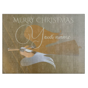 Angel trumpets cutting board