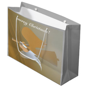 Angel trumpets large gift bag