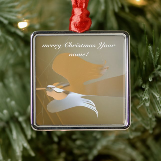 Angel trumpets metal ornament (Tree)