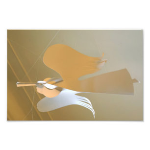 Angel trumpets photo print