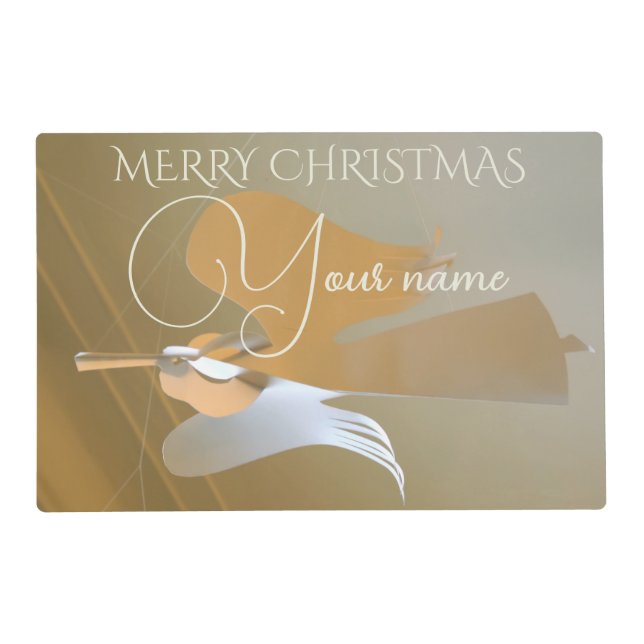 Angel trumpets placemat (Front)