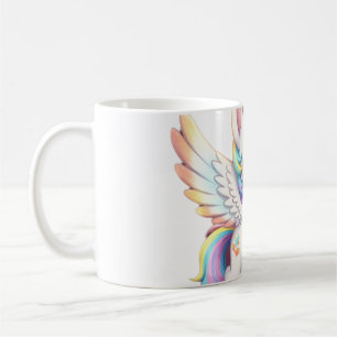 Angel unicorn is so cute coffee mug