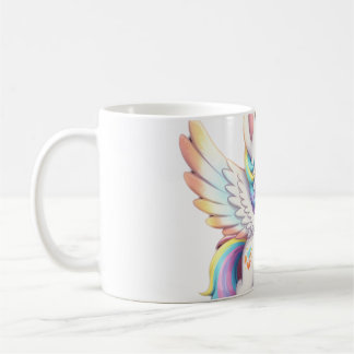 Angel unicorn is so cute coffee mug
