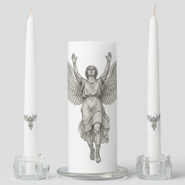 Angel Unity Candle Set (Front)