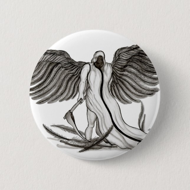 Angel Uriel Button (Front)