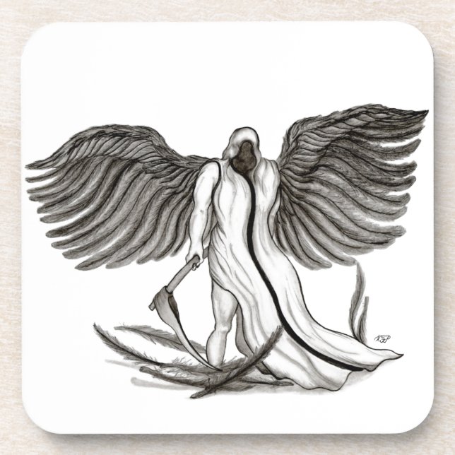 Angel Uriel Drink Coaster (Front)