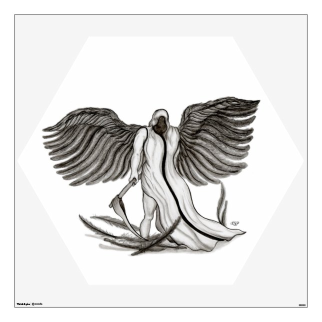 Angel Uriel Wall Decal (Front)