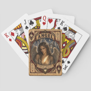 Angel, Vintage Circus Monsters Poker Cards