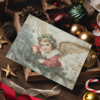 Angel Vintage Decoupage Christmas