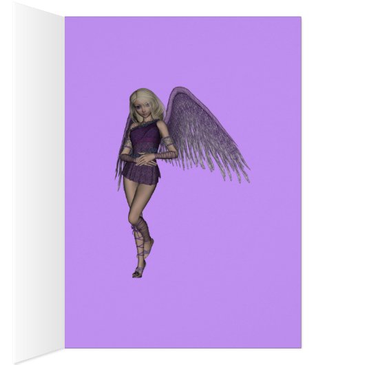 Angel Violet Charms Card (Inside (Right))