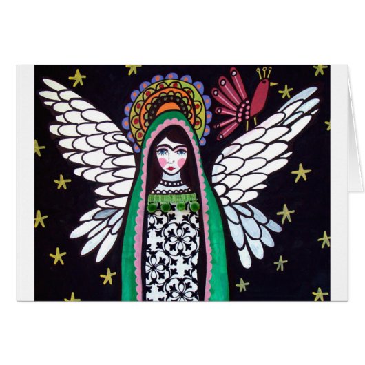Angel Virgin of Guadalupe Art by Heather Galler (Front Horizontal)