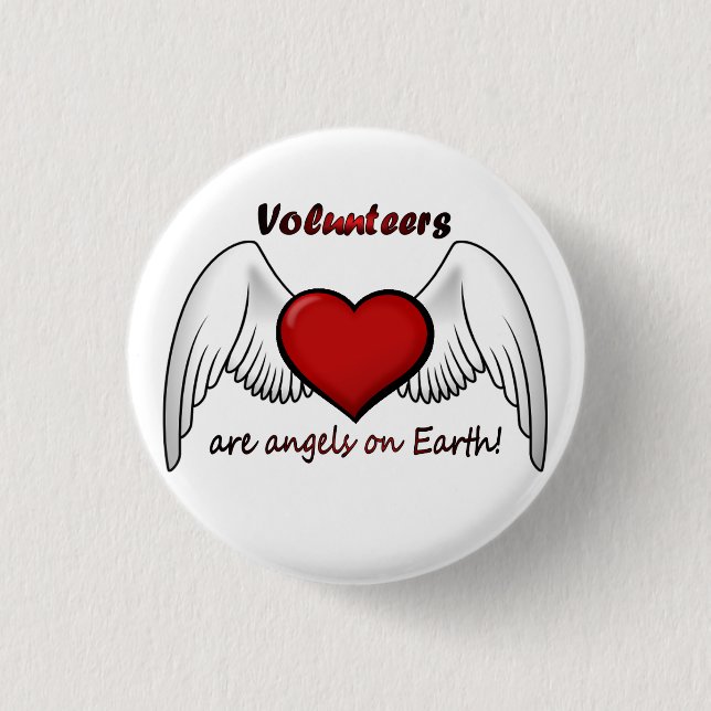 Angel Volunteers Button (Front)