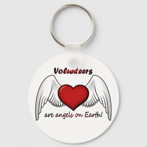 Angel Volunteers Keychain