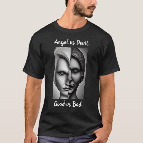 angel vs devil T_Shirt