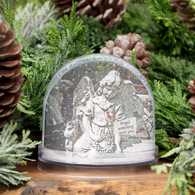 ANGEL WATCHING OVER YOU SNOW GLOBE (Winter)