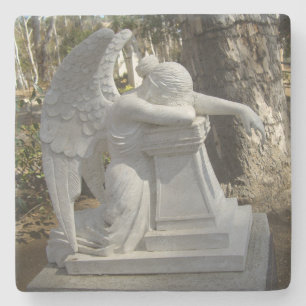 Angel Weeping Stone Coaster