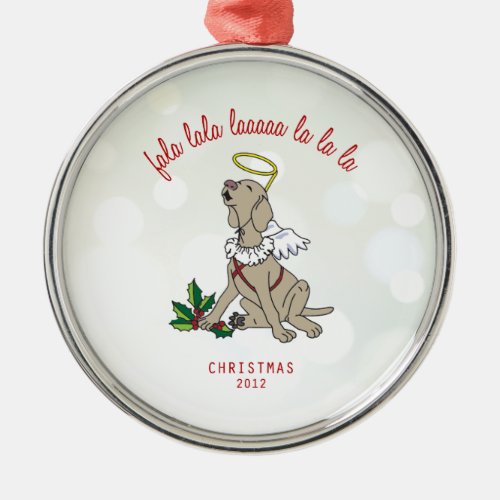 Angel Weimaraner Ornament