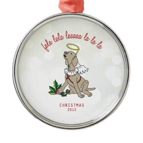 Angel Weimaraner Ornament