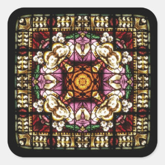 Angel Window Kaleidoscope Sticker