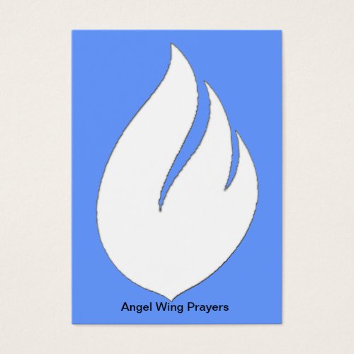 Angel Wing Prayer Cards Business Cards