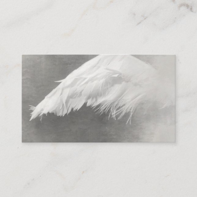 Angel Wing Smokey Fog Misty Business Cards (Front)