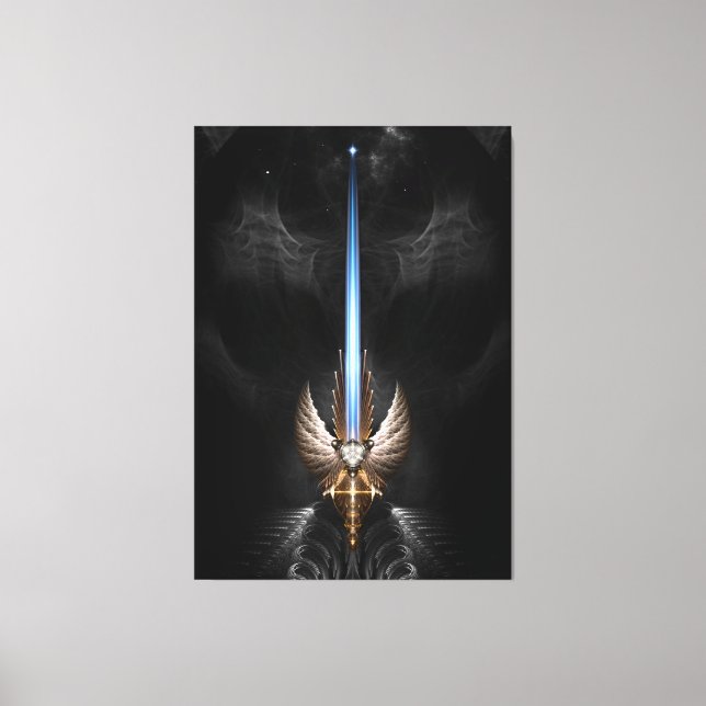 Angel Wing Sword Of Arkledious DGS Canvas Print (Front)