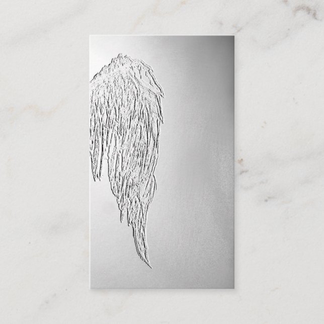 Angel Wing, Wings Spiritual Psychic Business Cards (Front)