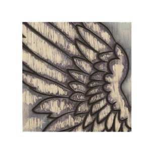 Angel Wing Wood Wall Art