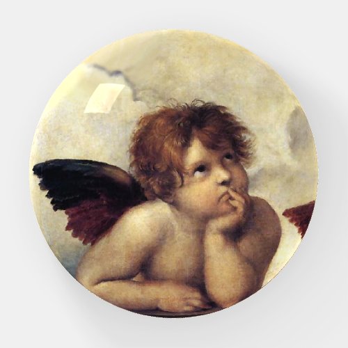 ANGEL Winged CherubClouds Raffaello Sanzio Paperw Paperweight