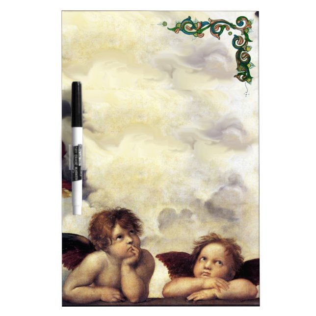 ANGEL / Winged Cherub Dry-Erase Board (Front)