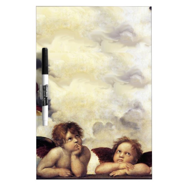 ANGEL / Winged Cherub Dry Erase Board (Front)