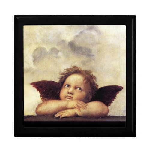 ANGEL  Winged Cherub Jewelry Box