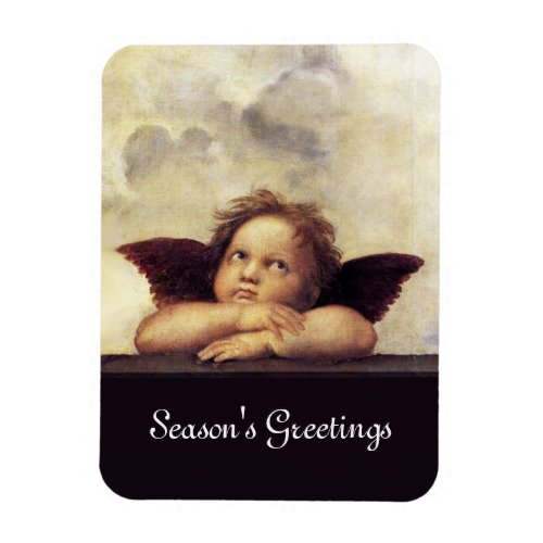 ANGEL  Winged Cherub Magnet