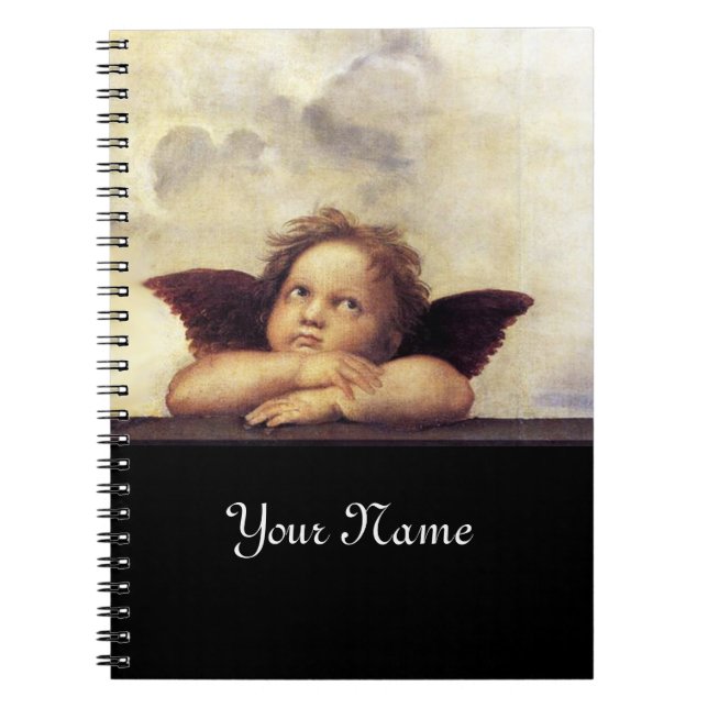 ANGEL / Winged Cherub Notebook (Front)