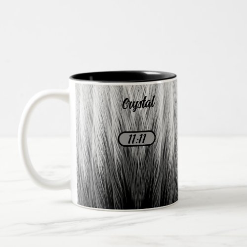 Angel Wings 1111 with Your Name Two_Tone Coffee Mug