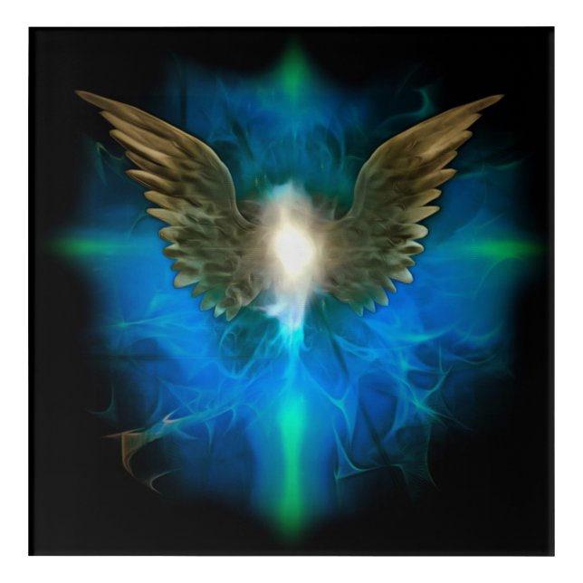 Angel Wings Acrylic Print (Front)