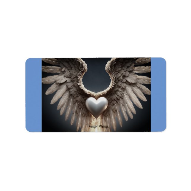 Angel Wings Address Label (Front)
